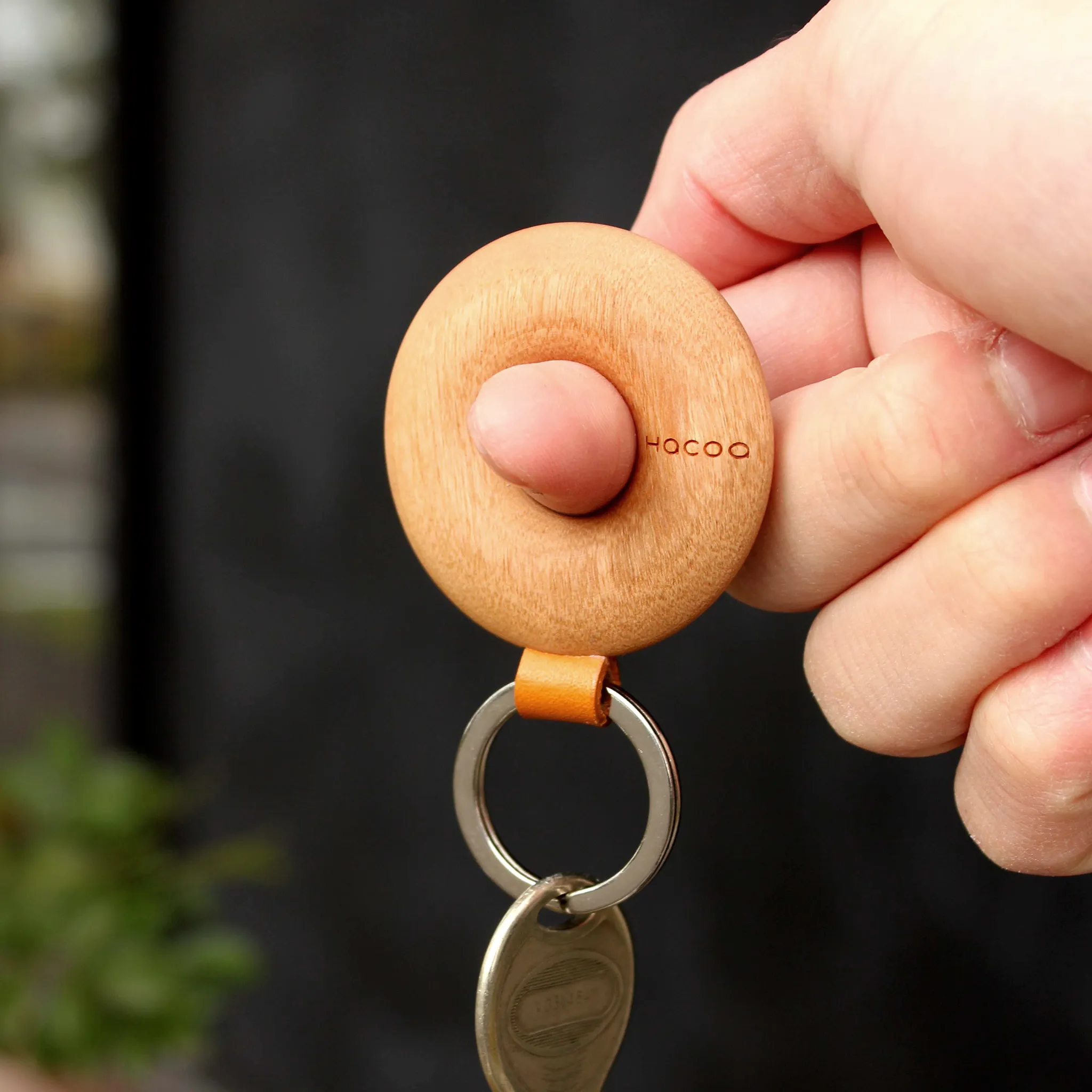木製キーホルダー「Keyholder Hoop」